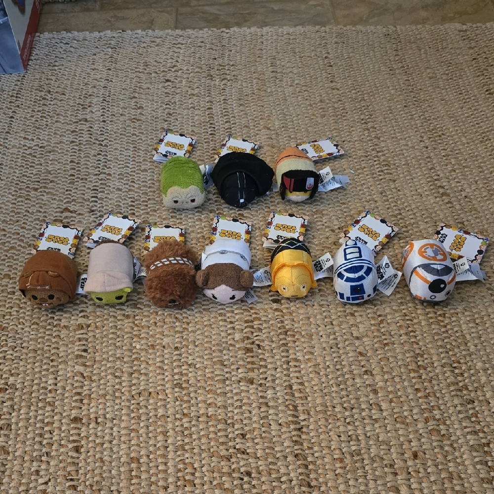 10x Star Wars Plush Tsum Tsum Collection